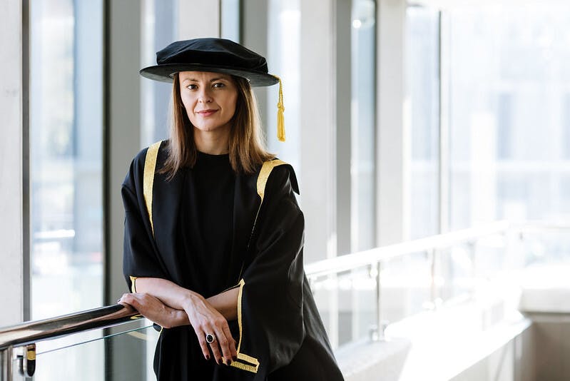 Amila Ramovic is awarded an Honorary Fellowship by Arts University Plymouth in 2019