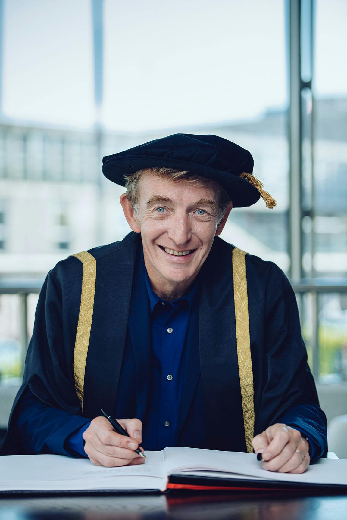 Arts University Plymouth 2015 Honorary Fellow Peter Jenkinson OBE